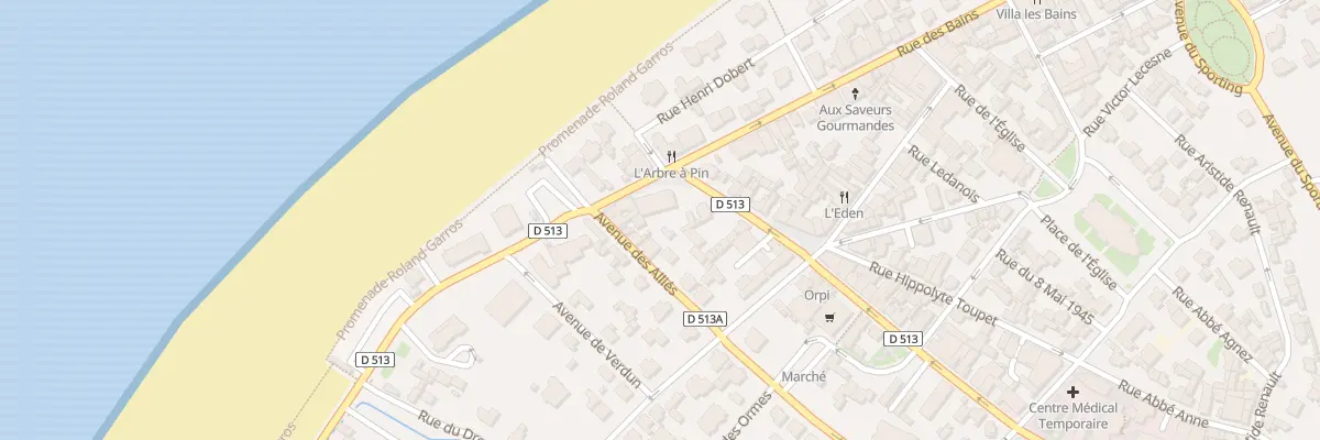 Plan du 97 Rue des Bains à Houlgate