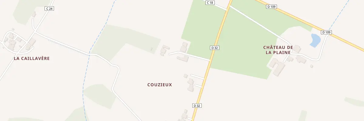 Plan du 5326 Couzieux à Condom