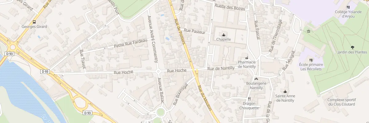 Plan du 5B Rue de Poitiers à Saumur