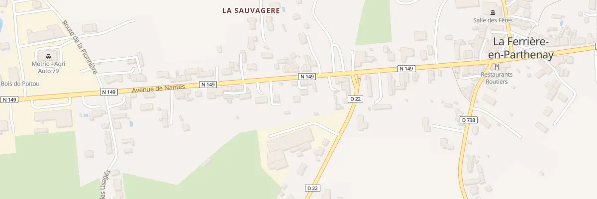 Plan du 5161 La Sauvagere à La Ferrière-en-Parthenay