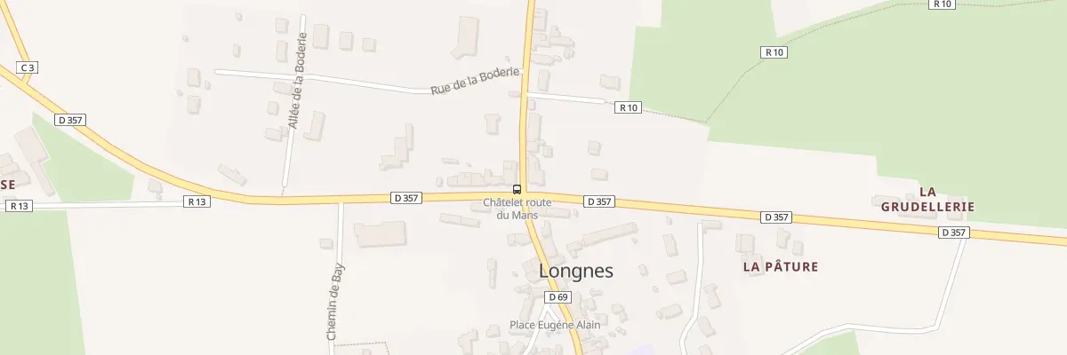Plan du 2 Rue du Chatelet à Longnes