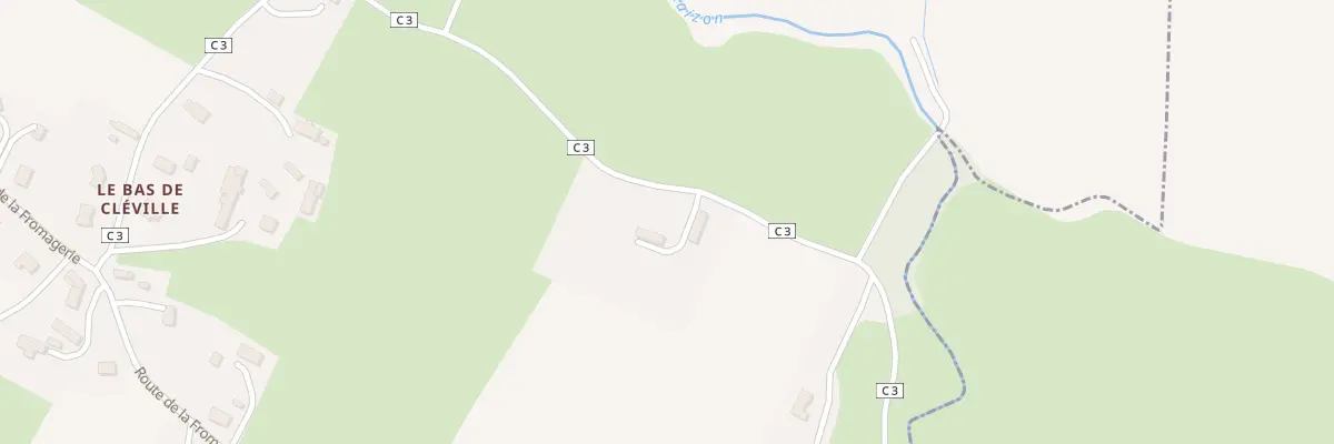 Plan du 66 Che du Bas de Cléville à Cléville