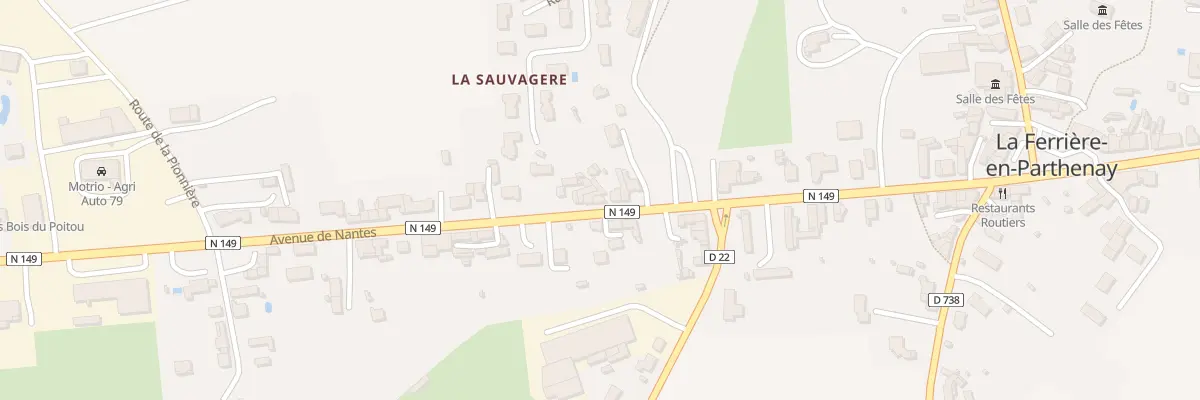 Plan du 26 Av de Nantes à La Ferrière-en-Parthenay