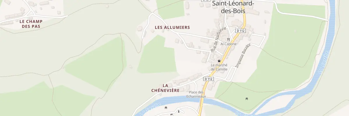 Plan du 8 Rue de Narbonne à Saint-Léonard-des-Bois