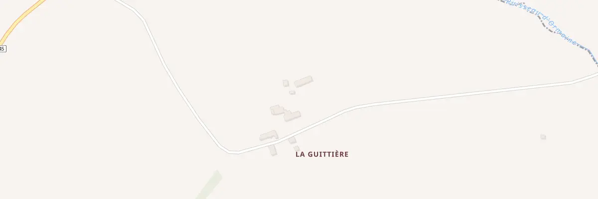 Plan du 5 La Guittière à Champfrémont