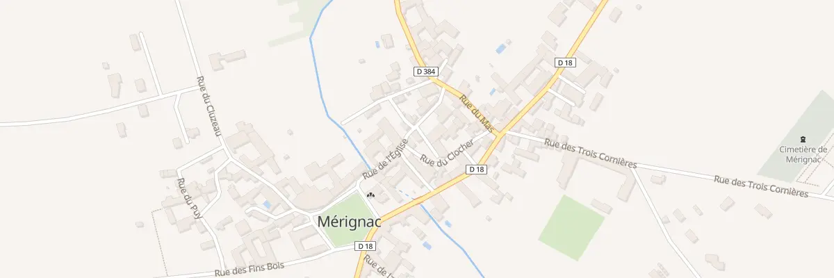 Plan du 10 Rue du Clocher à Mérignac