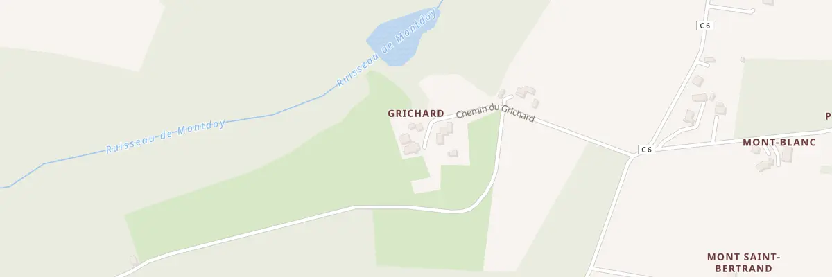 Plan du 257 Che du Grichard à Lagrange