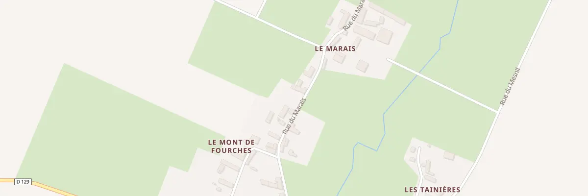 Plan du 11 Rue du Marais à Fourches