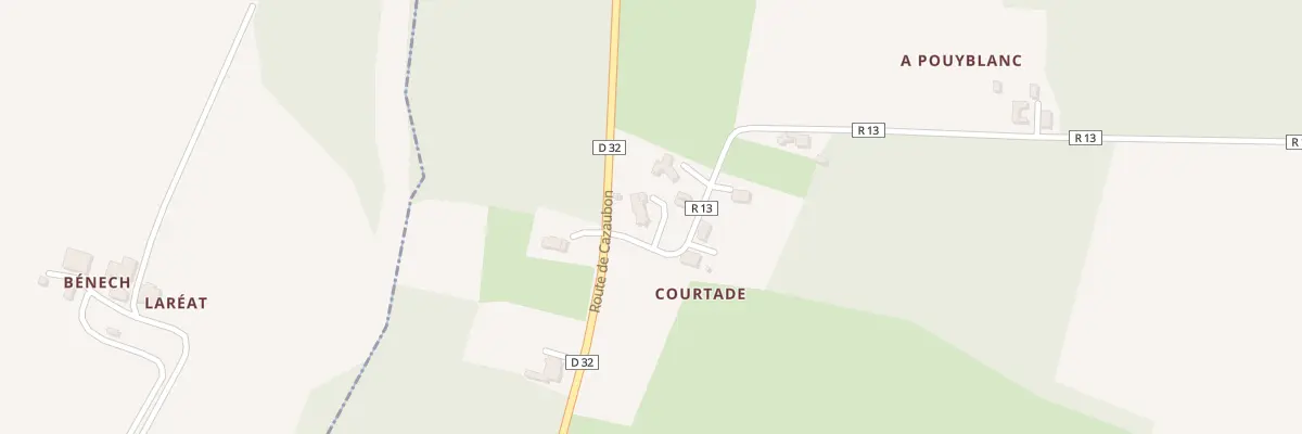 Plan du 138 Rte de Pouyblanc à Larée