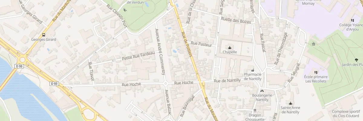 Plan du 21 Rue de Poitiers à Saumur