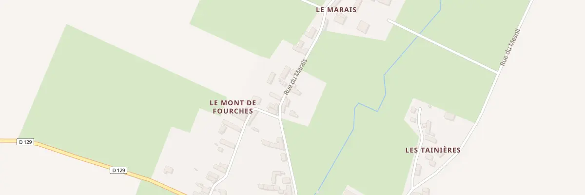 Plan du 5026 Le Bourg à Fourches