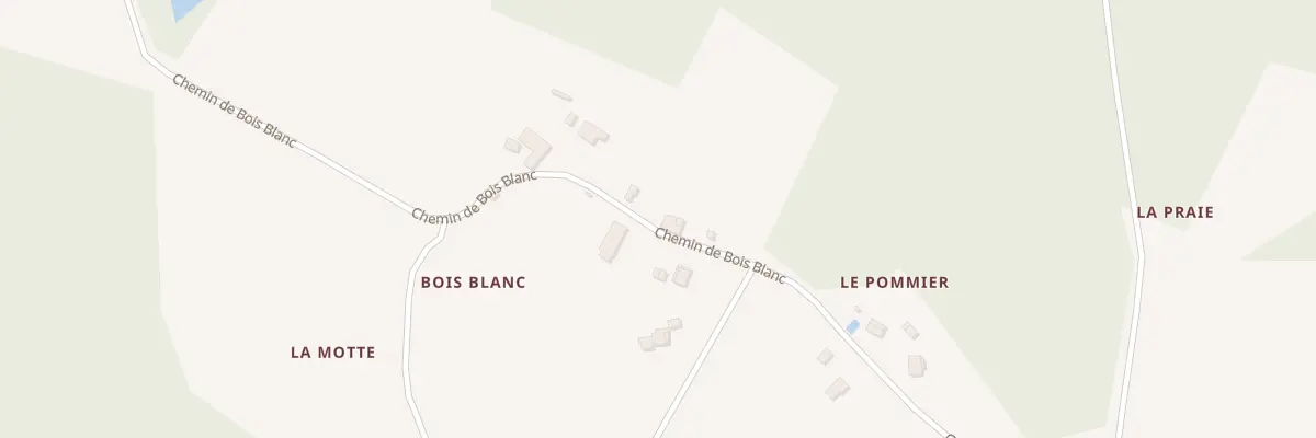 Plan du 6 Che de Bois Blanc à Boscamnant