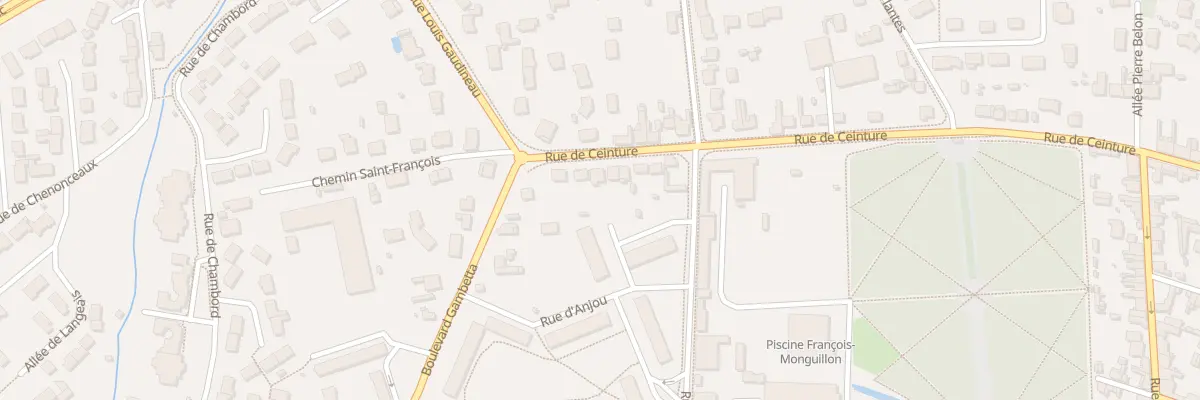 Plan du 77 Rue de Ceinture à La Flèche