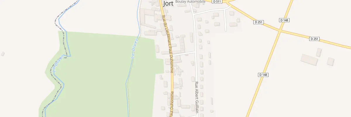 Plan du 30 Rue Lieutenant Paul Duhomme à Jort