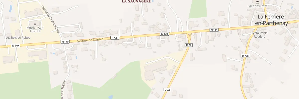 Plan du 35 Av de Nantes à La Ferrière-en-Parthenay