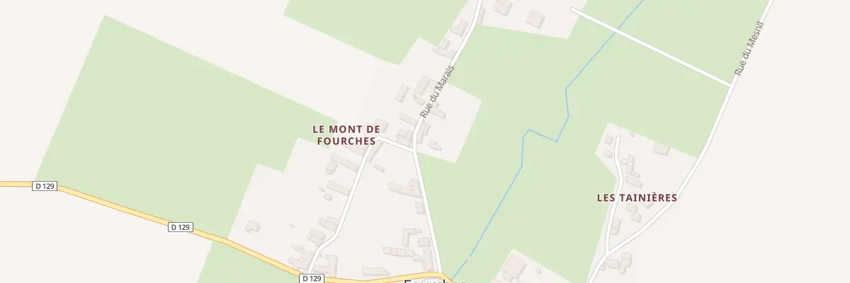 Plan du 5026A Le Bourg à Fourches