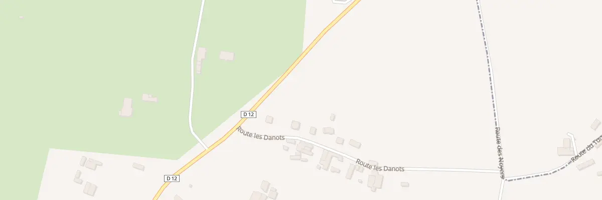 Plan du 5004F Danots à Pondaurat