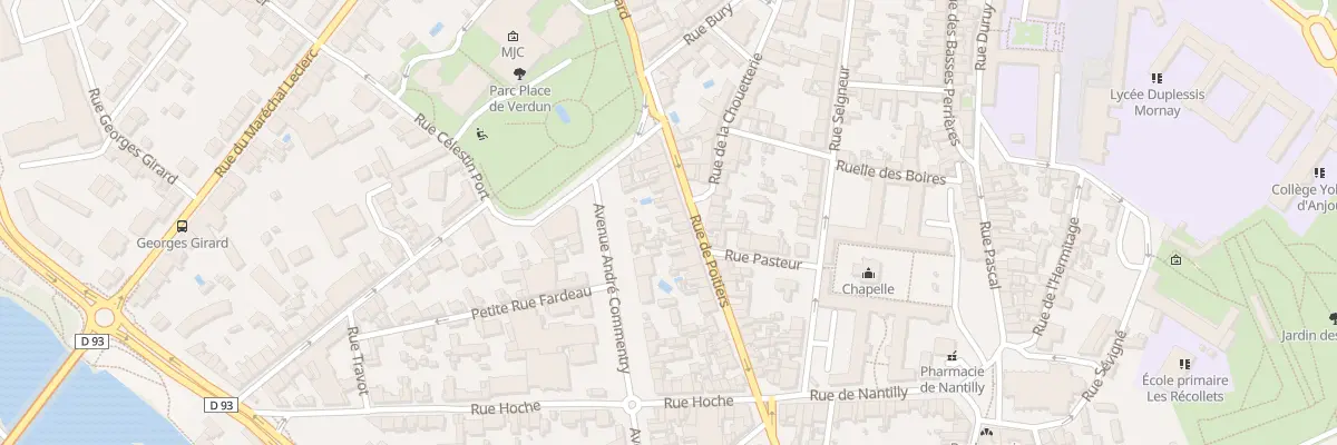 Plan du 35 Rue de Poitiers à Saumur