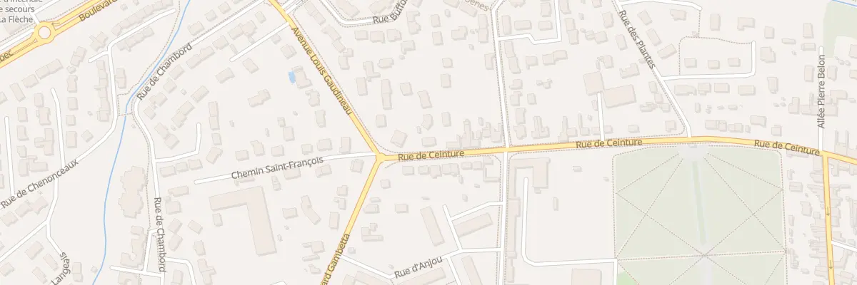 Plan du 152 Rue de Ceinture à La Flèche