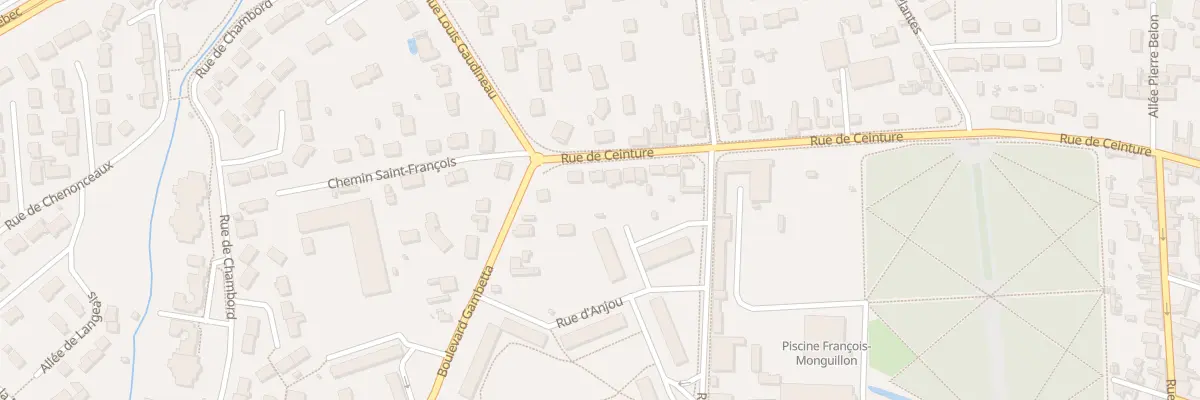 Plan du 79 Rue de Ceinture à La Flèche