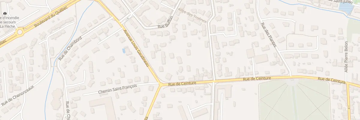 Plan du 150 Rue de Ceinture à La Flèche
