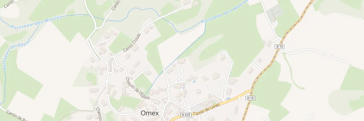 Plan du 5 Cami de Paouleye à Omex