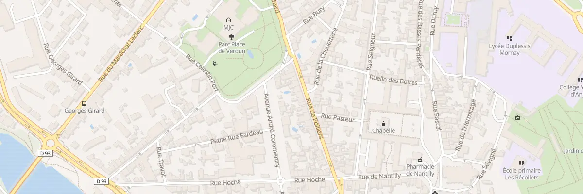 Plan du 37 Rue de Poitiers à Saumur
