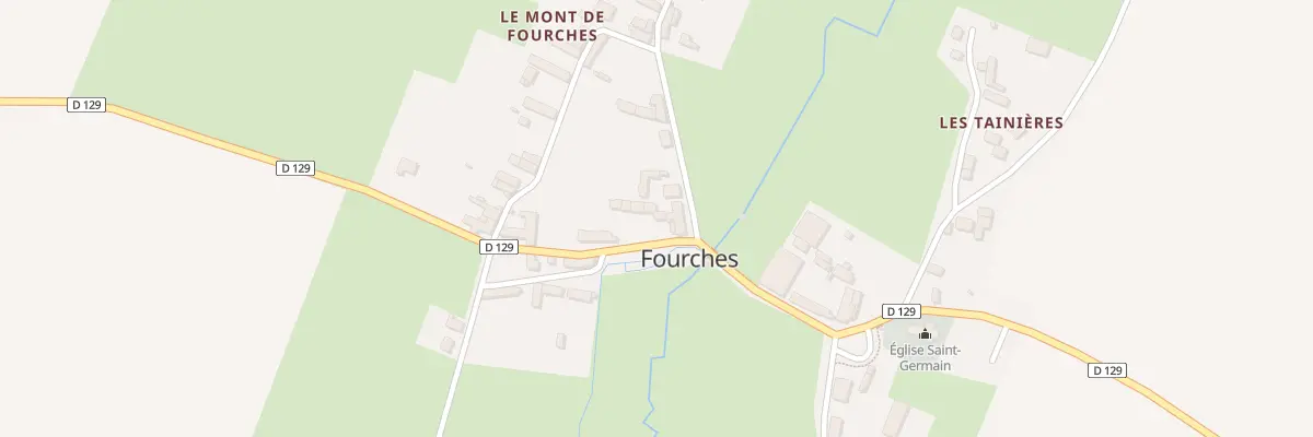 Plan du 2 Rue de l’Ancien Moulin à Fourches