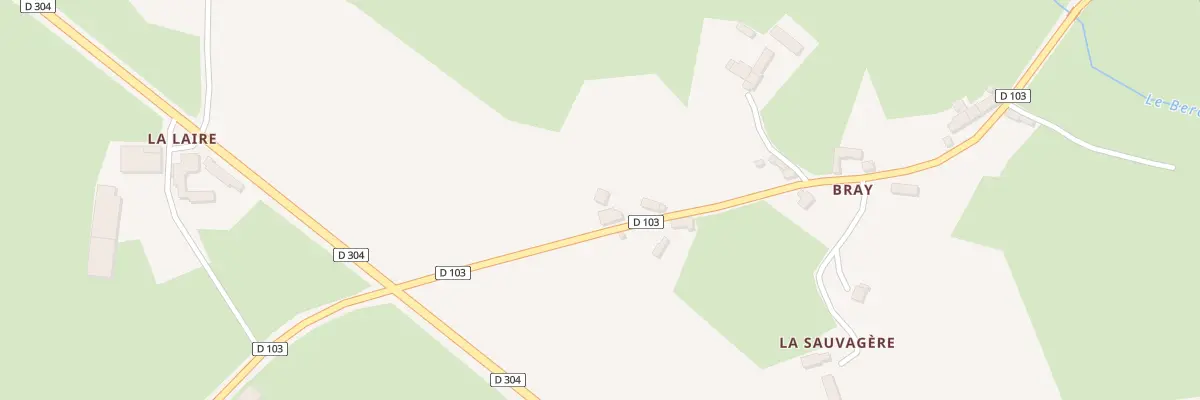 Plan du 15 Hameau de Bray à Crissé