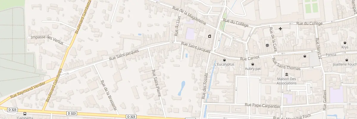 Plan du 21B Imp St Jacques à La Flèche