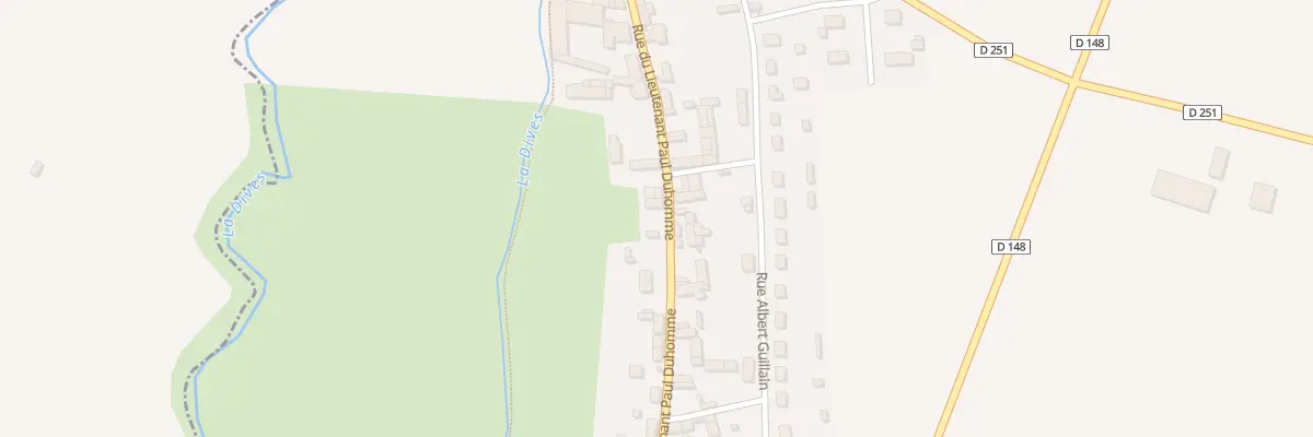 Plan du 25 Rue Lieutenant Paul Duhomme à Jort