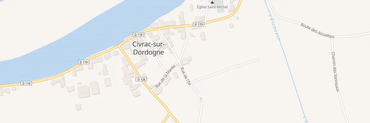 Plan du 17 Le Bourg à Civrac-sur-Dordogne