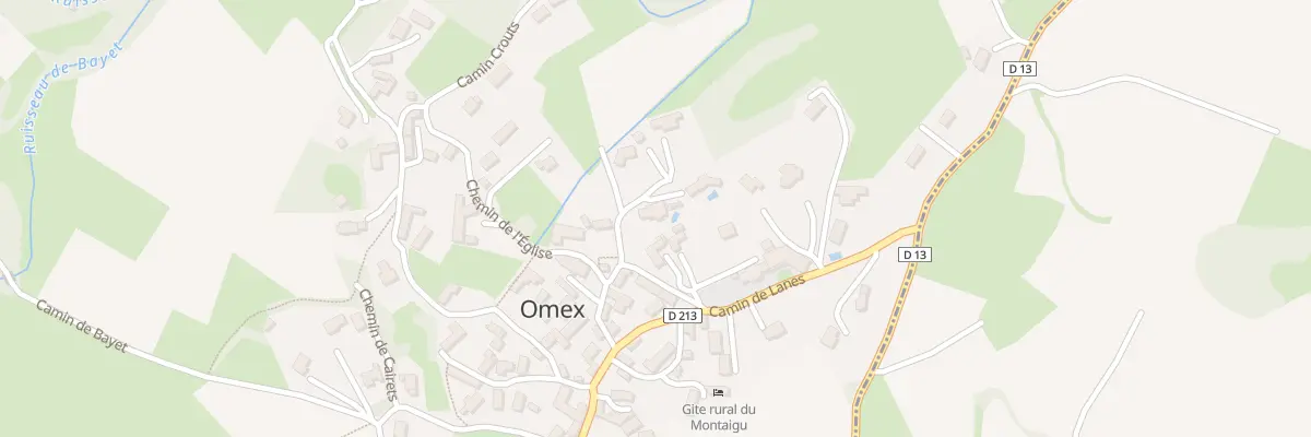 Plan du 5100 Cami de Paouleye à Omex