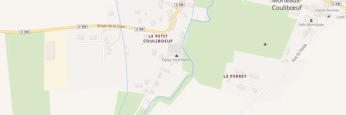 Plan du 1 Rue du Pont Romain à Morteaux-Coulibœuf