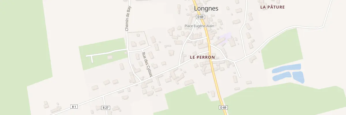 Plan du 3 Rue des Althéas à Longnes