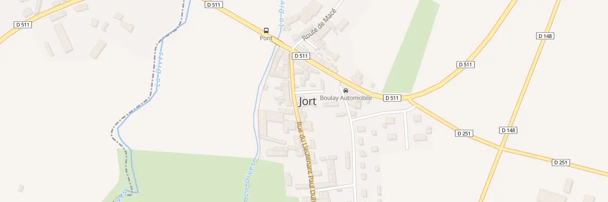 Plan du 8 Rue Lieutenant Paul Duhomme à Jort