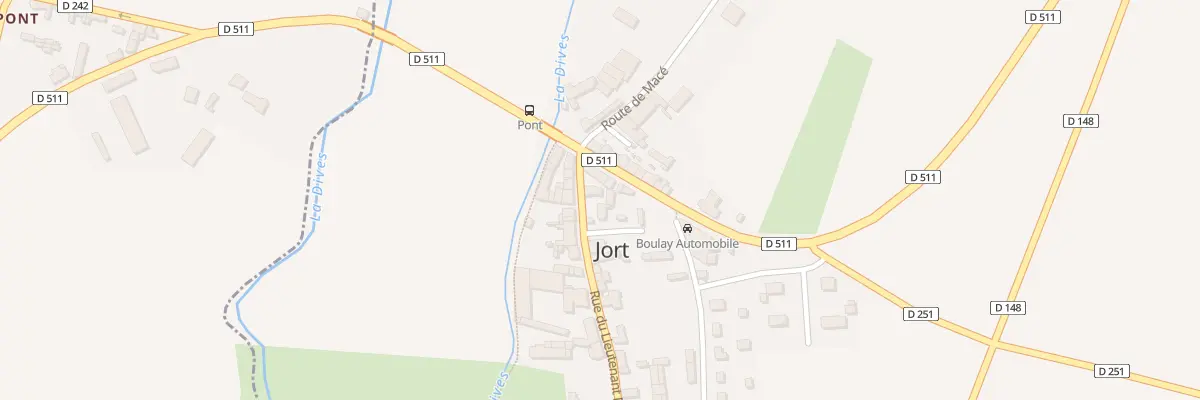 Plan du 2 Rue Lieutenant Paul Duhomme à Jort