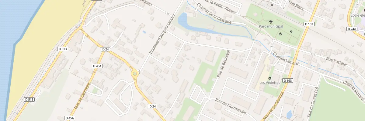 Plan du 12 Av des Tilleuls à Houlgate