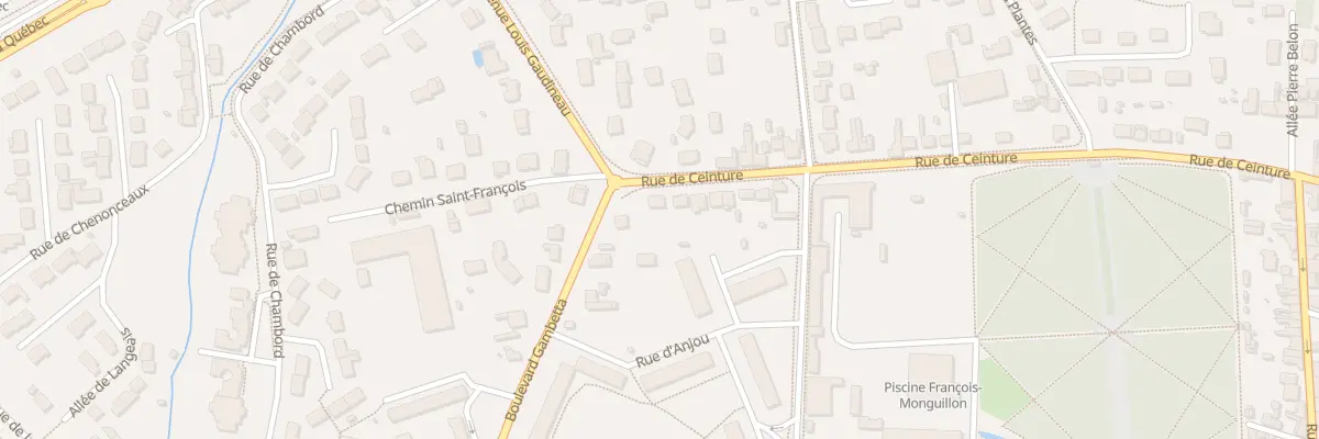 Plan du 81 Rue de Ceinture à La Flèche
