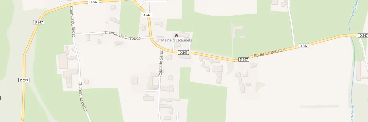 Plan du 5033 Rte de Pontiacq à Escaunets