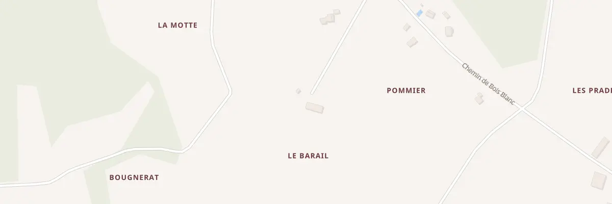 Plan du 1 Le Barail à Boscamnant