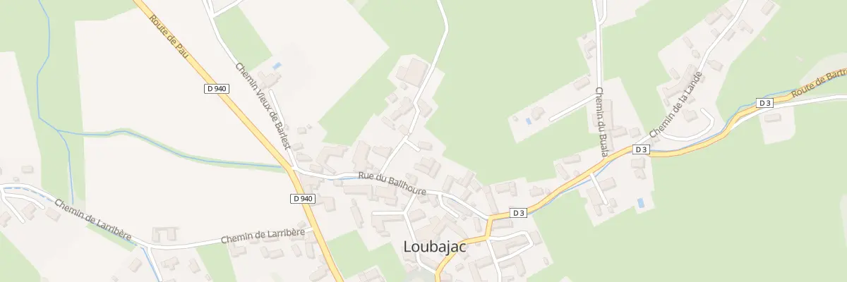 Plan du 4 Che Carretera de Prat à Loubajac