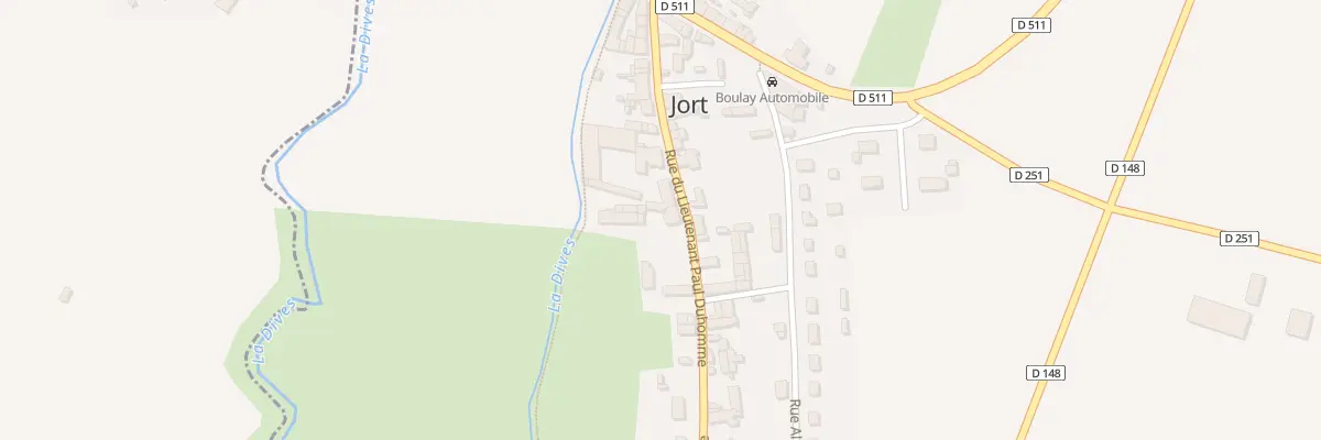 Plan du 19 Rue Lieutenant Paul Duhomme à Jort