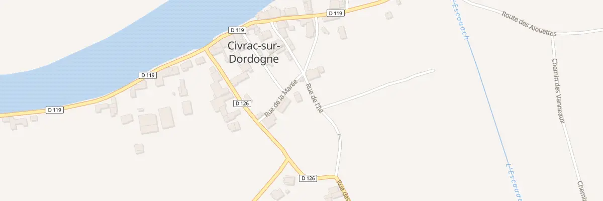 Plan du 79 Le Bourg à Civrac-sur-Dordogne