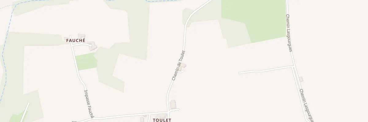 Plan du 2 Che de Toulet à Crouseilles