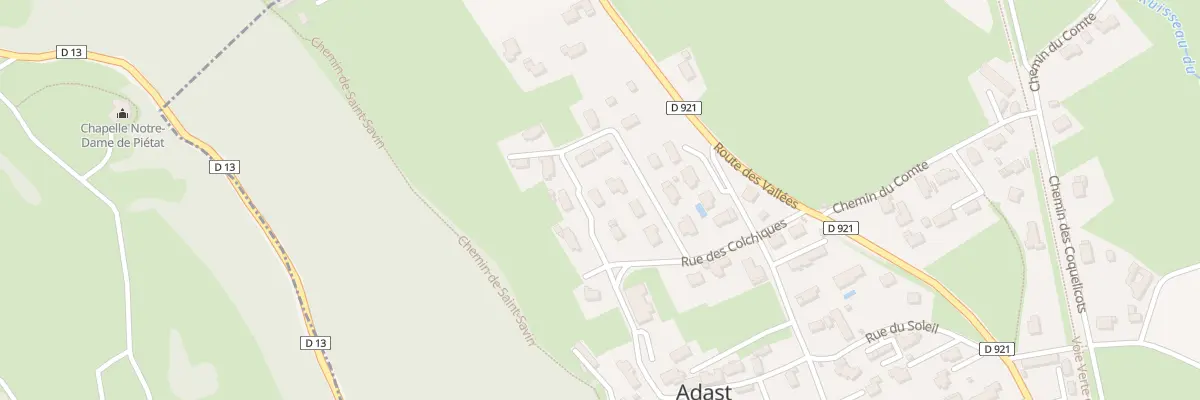 Plan du 4 Rue des Lys à Adast