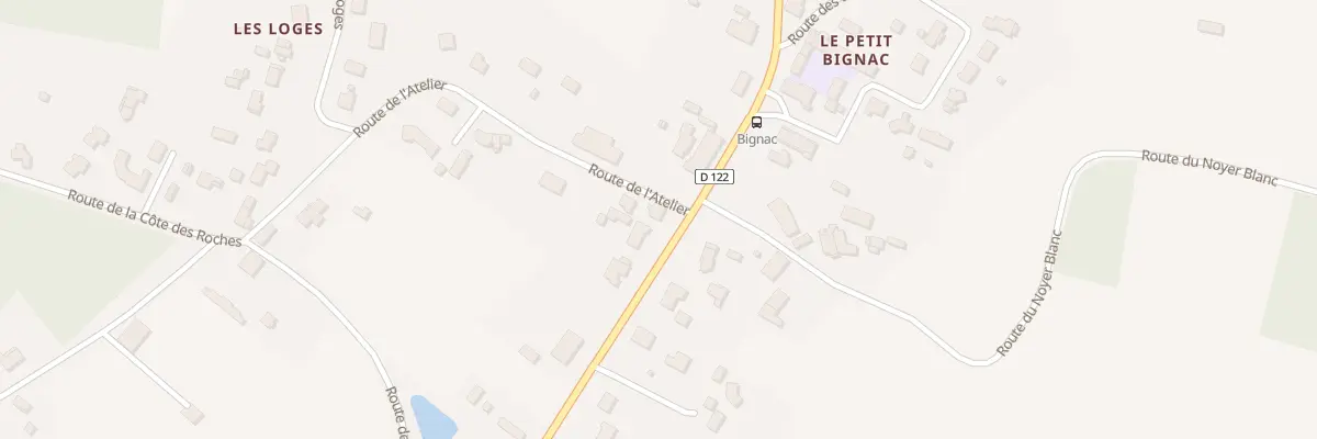Plan du 115 Le Petit Bignac à Chamadelle