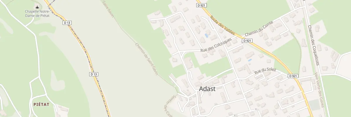Plan du 1A Rue des Lys à Adast