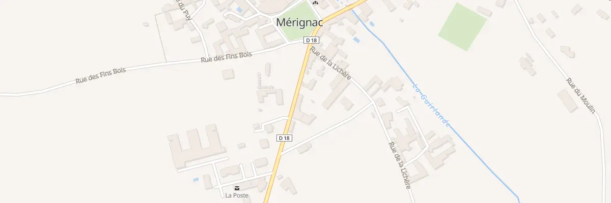 Plan du 23 Rue de la Saintonge à Mérignac