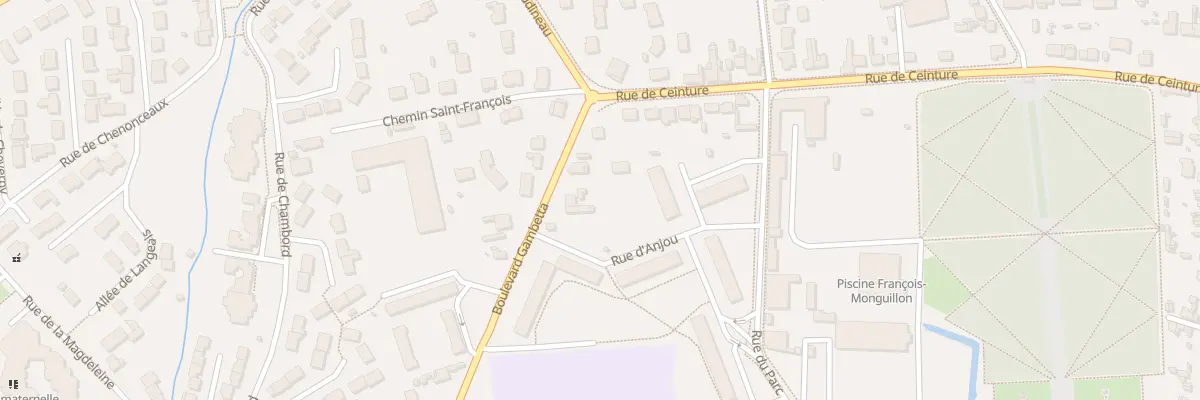 Plan du 66 Bd Gambetta à La Flèche